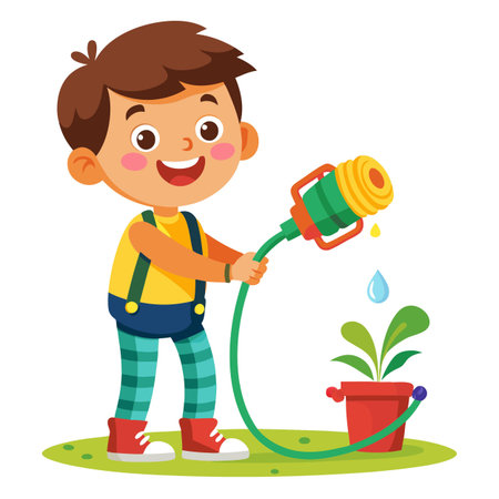 Illustration of painting activityのイラスト素材