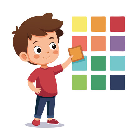 Illustration of painting activityのイラスト素材