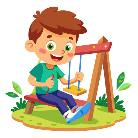 Illustration of painting activityのイラスト素材