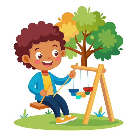 Illustration of painting activityのイラスト素材