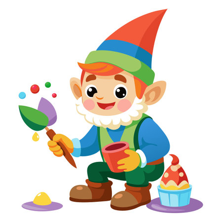 Illustration of painting activityのイラスト素材