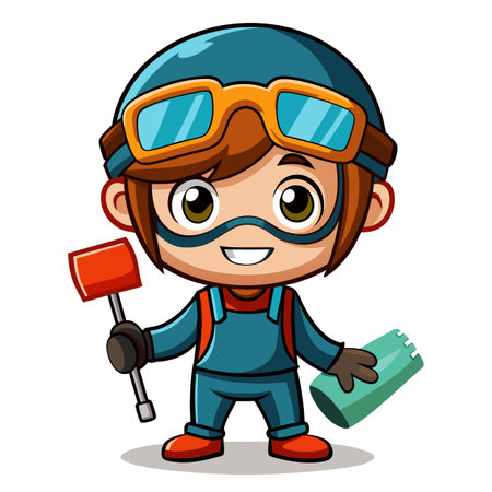 Illustration of painting activityのイラスト素材