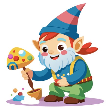 Illustration of painting activityのイラスト素材