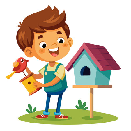 Illustration of painting activityのイラスト素材