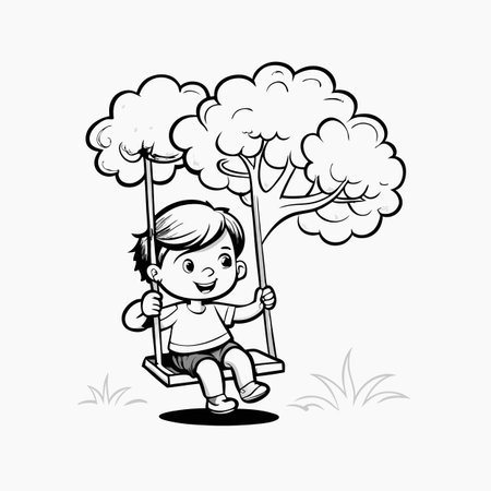 Illustration of painting activityのイラスト素材