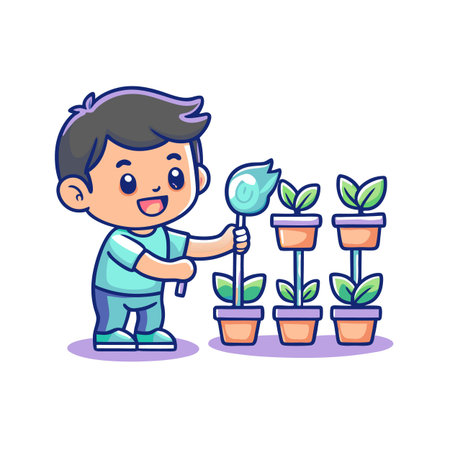 Illustration of painting activityのイラスト素材