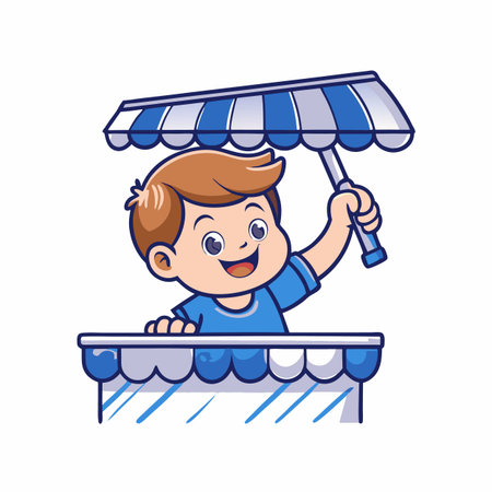 Illustration of painting activityのイラスト素材