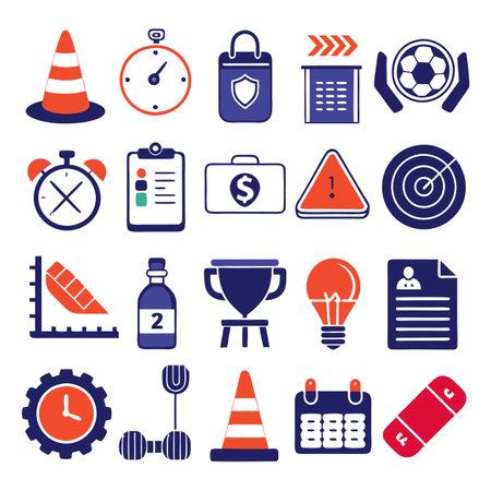 Set of sport iconsのイラスト素材