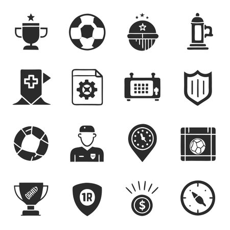 Set of sport iconsのイラスト素材