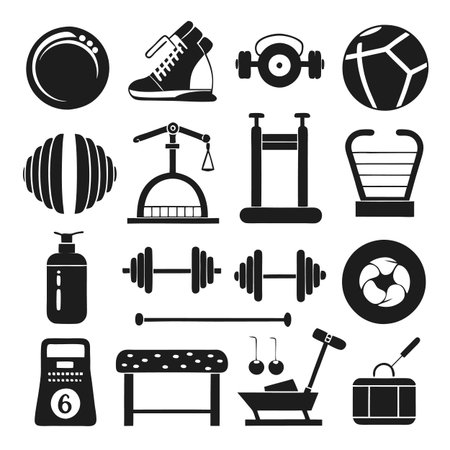 Set of sport iconsのイラスト素材