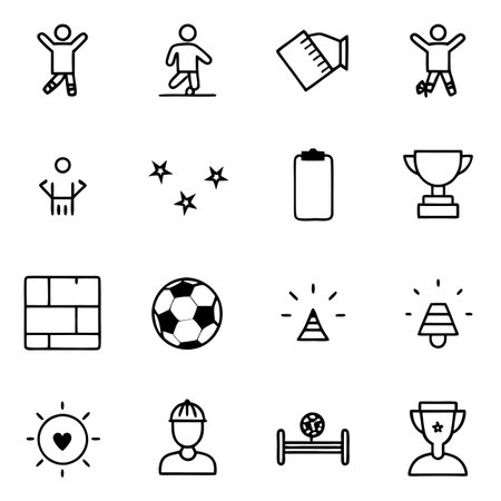Set of sport iconsのイラスト素材