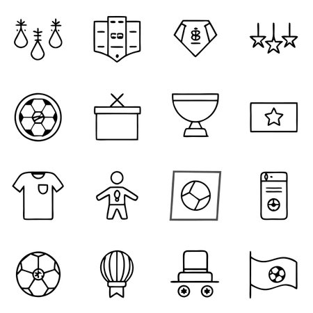 Set of sport iconsのイラスト素材