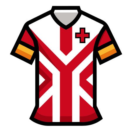 Jersey design of football sportのイラスト素材