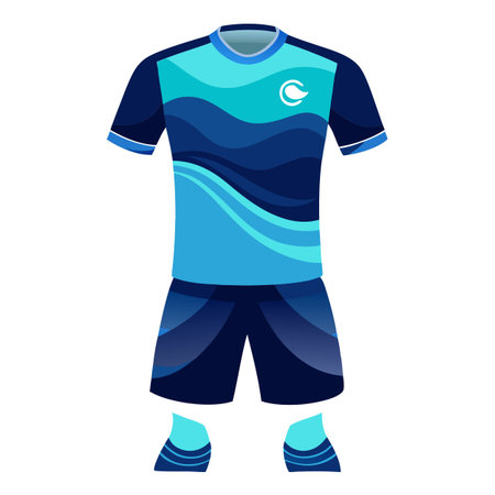 Jersey design of football sportのイラスト素材