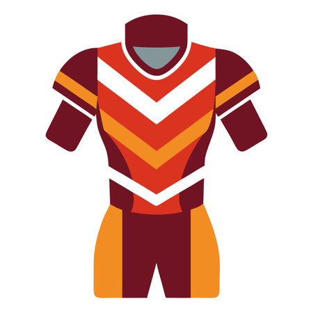 Jersey design of football sportのイラスト素材