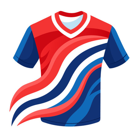 Jersey design of football sportのイラスト素材
