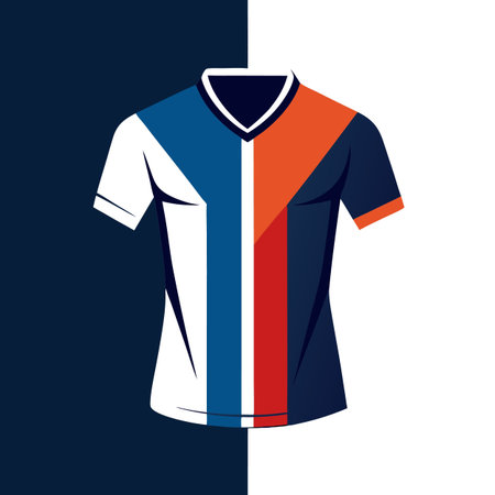 Jersey design of football sportのイラスト素材