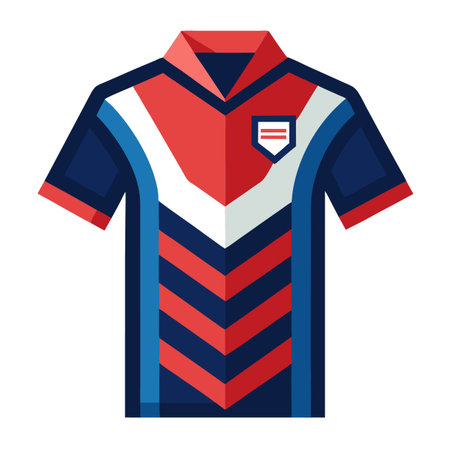 Jersey design of football sportのイラスト素材