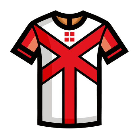 Jersey design of football sportのイラスト素材