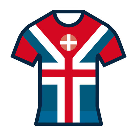 Jersey design of football sportのイラスト素材