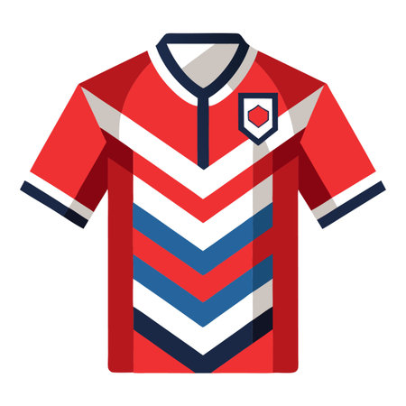 Jersey design of football sportのイラスト素材