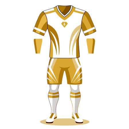 Jersey design of football sportのイラスト素材