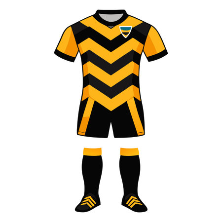 Jersey design of football sportのイラスト素材