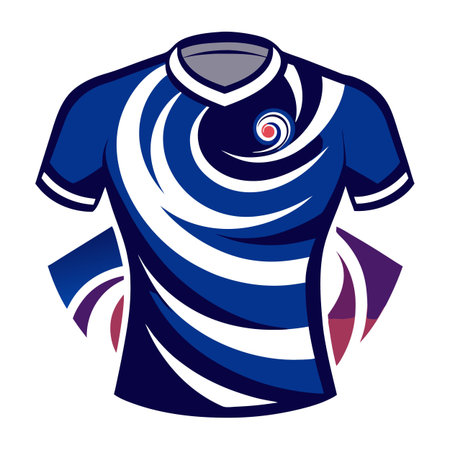 Jersey design of football sportのイラスト素材