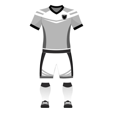 Jersey design of football sportのイラスト素材