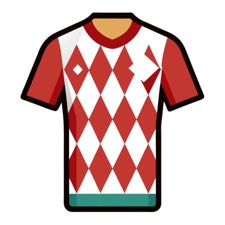 Jersey design of football sportのイラスト素材