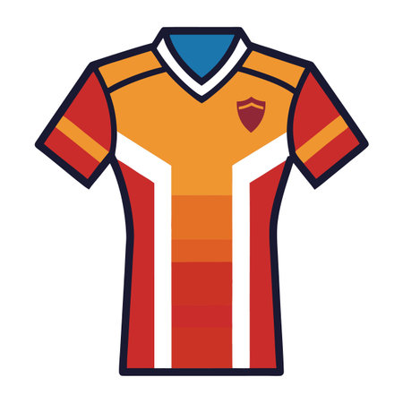 Jersey design of football sportのイラスト素材