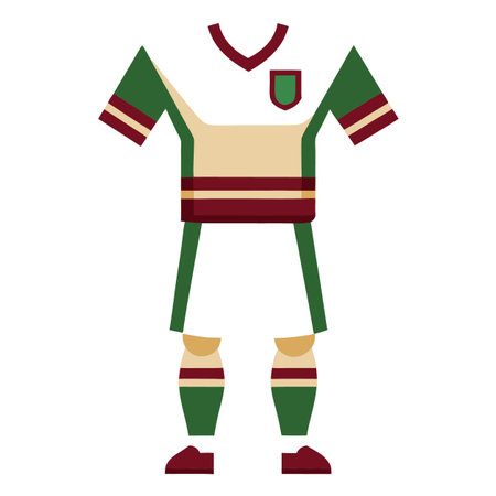 Jersey design of football sportのイラスト素材