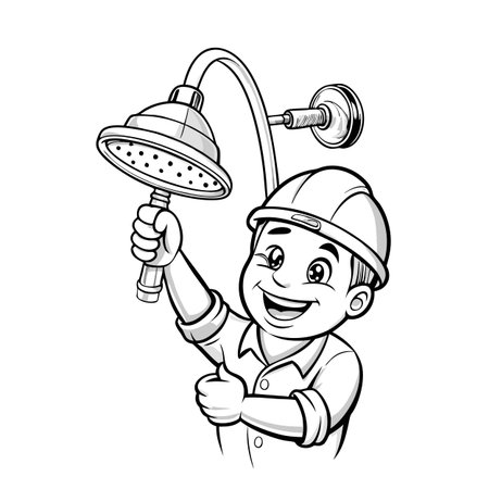 Illustration of construction work cartoon charactersのイラスト素材