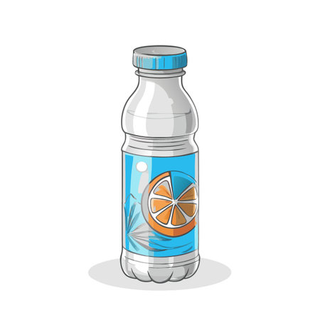 Illustrations of drink bottlesのイラスト素材