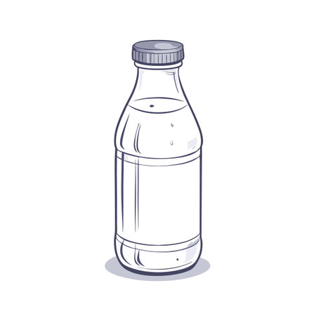 Illustrations of drink bottlesのイラスト素材
