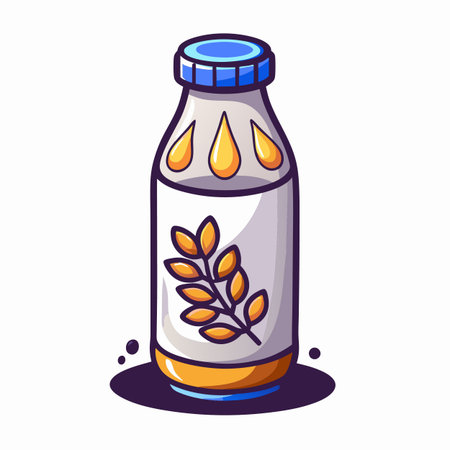 Illustrations of drink bottlesのイラスト素材