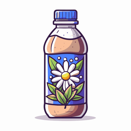 Illustrations of drink bottlesのイラスト素材