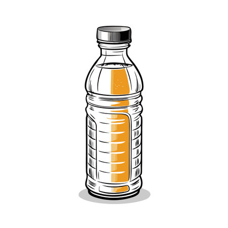 Illustrations of drink bottlesのイラスト素材