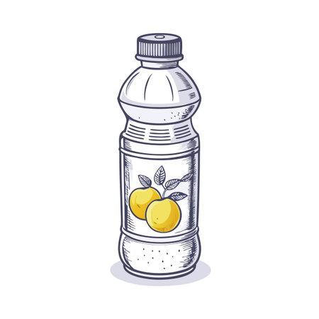 Illustrations of drink bottlesのイラスト素材