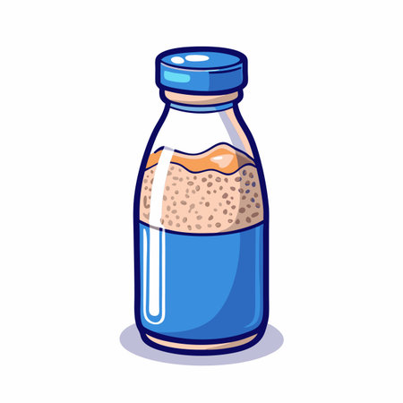 Illustrations of drink bottlesのイラスト素材