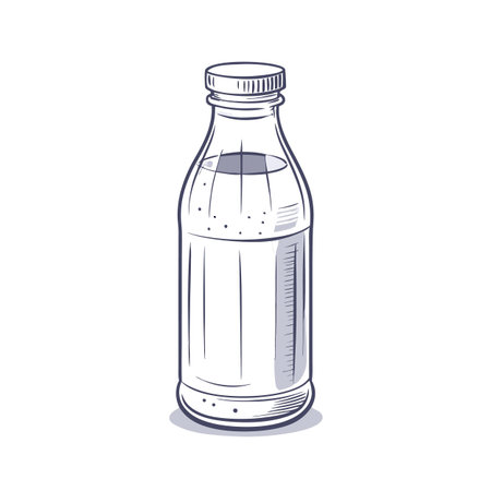 Illustrations of drink bottlesのイラスト素材