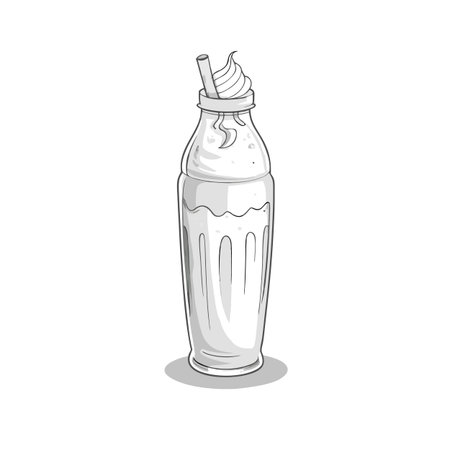Illustrations of drink bottlesのイラスト素材