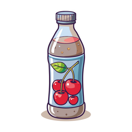 Illustrations of drink bottlesのイラスト素材