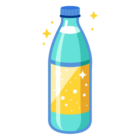 Illustrations of drink bottlesのイラスト素材
