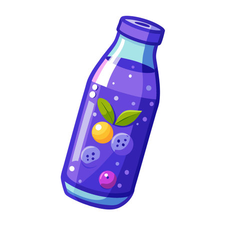 Illustrations of drink bottlesのイラスト素材