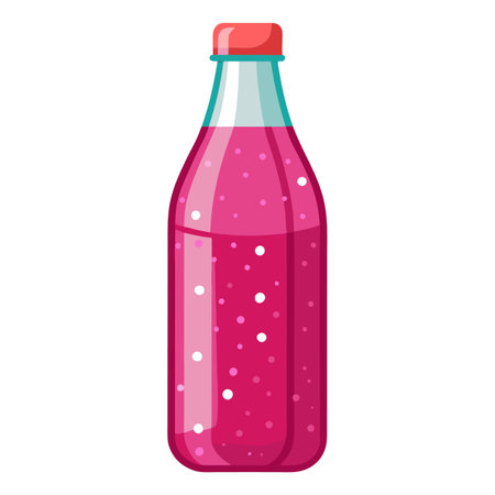 Illustrations of drink bottlesのイラスト素材