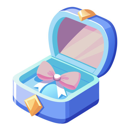Jewelry box designのイラスト素材