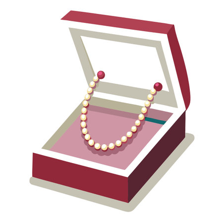 Jewelry box designのイラスト素材