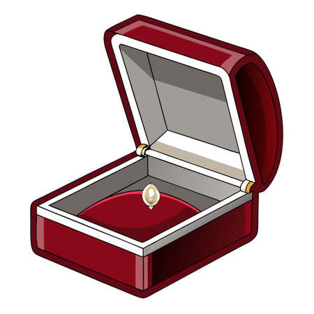 Jewelry box designのイラスト素材