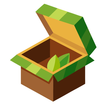 Subscription box packaging designeのイラスト素材